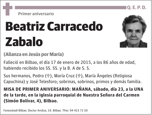 Beatriz Carracedo Zabalo