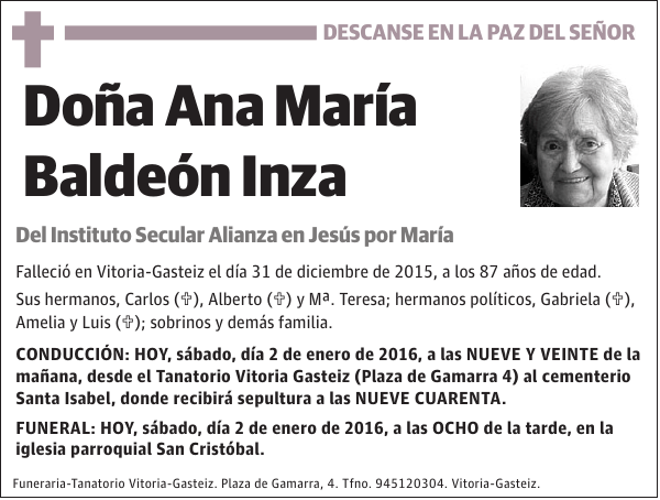 Ana María Baldeón Inza