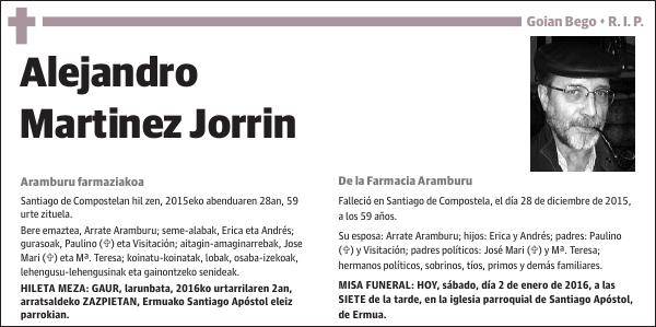 Alejandro Martinez Jorrin