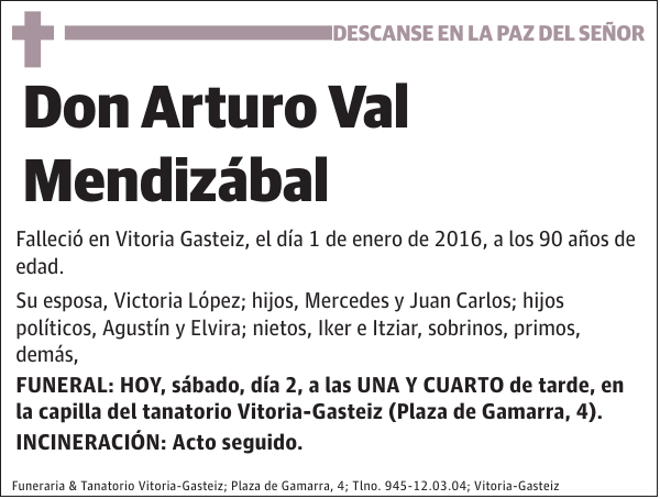 Arturo Val Mendizábal