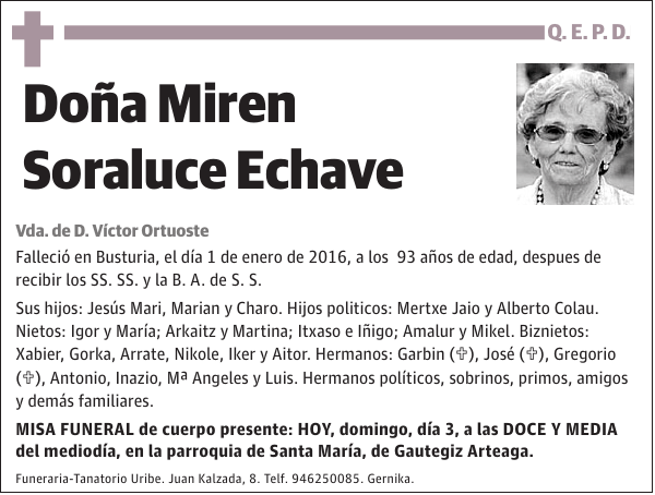 Miren Soraluce Echave