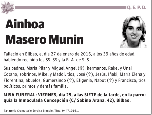Ainhoa Masero Munin