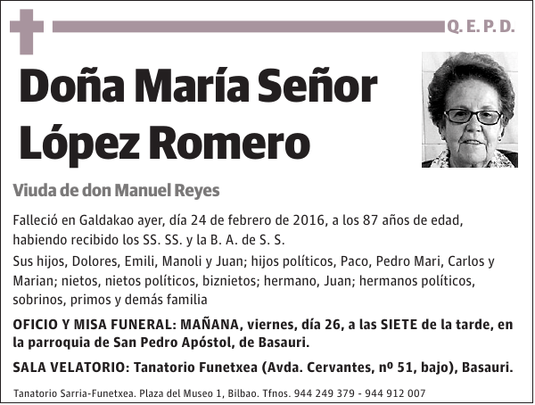 María Señor López Romero