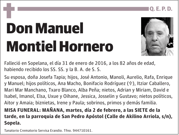 Manuel Montiel Hornero