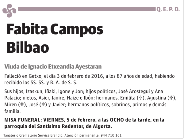 Fabita Campos Bilbao