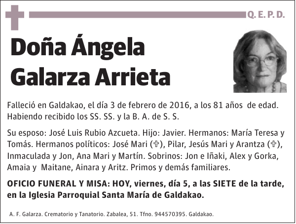 Ángela Galarza Arrieta
