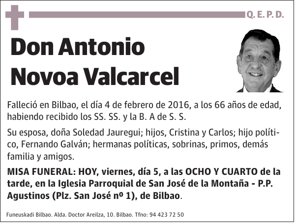 Antonio Novoa Valcarcel