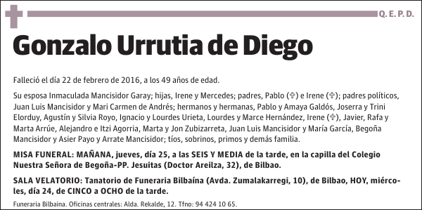 Gonzalo Urrutia de Diego