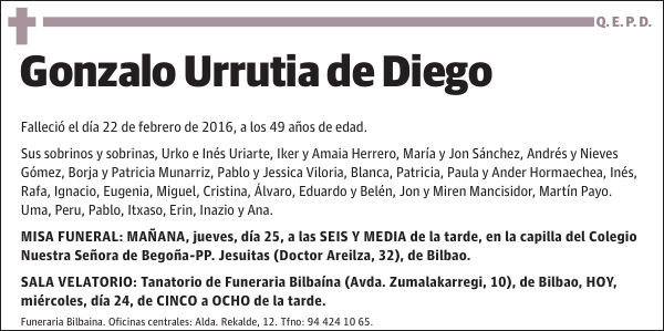 Gonzalo Urrutia de Diego