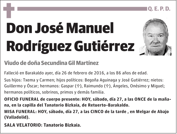 José Manuel Rodríguez Gutiérrez
