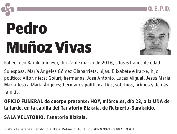 Pedro Muñoz Vivas