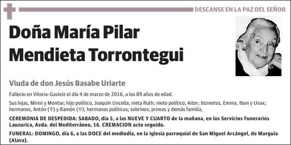 María Pilar Mendieta Torrontegui