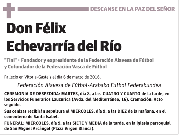 Félix Echevarría del Río