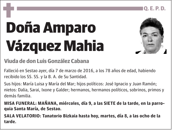 Amparo Vázquez Mahia