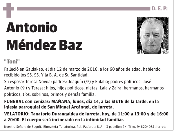 Antonio Méndez Baz