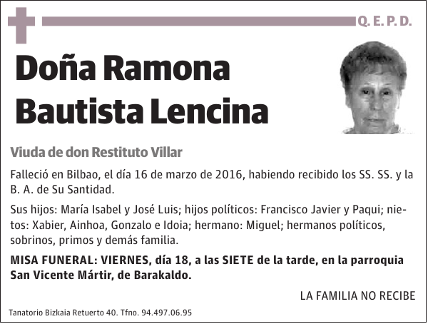 Ramona Bautista Lencina