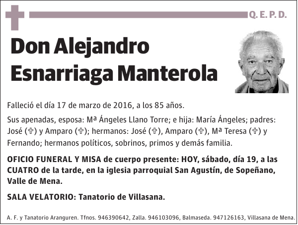 Alejandro Esnarriaga Manterola