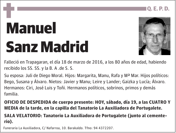 Manuel Sanz Madrid