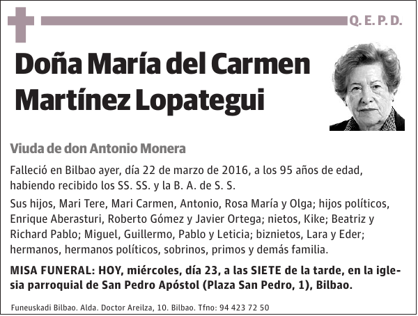 María del Carmen Martínez Lopategui