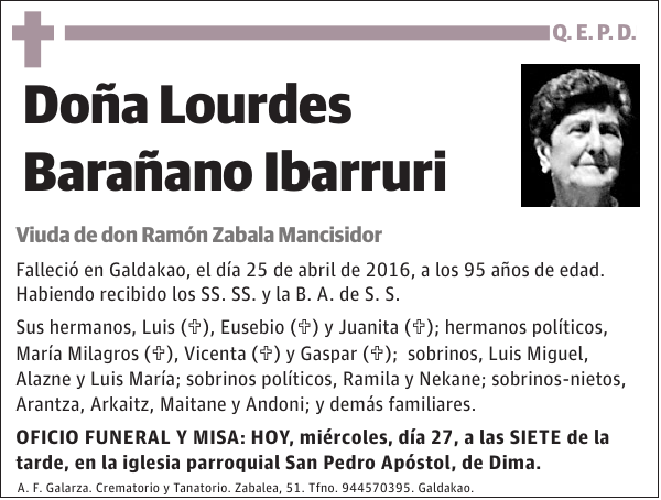 Lourdes Barañano Ibarruri