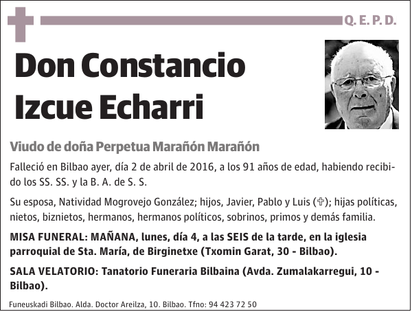 Constancio Izcue Echarri