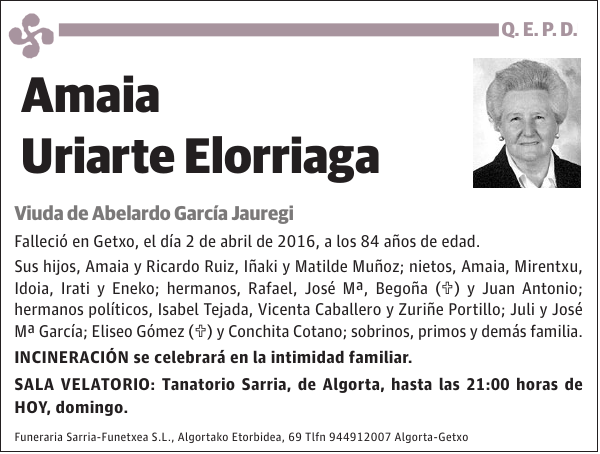 Amaia Uriarte Elorriaga