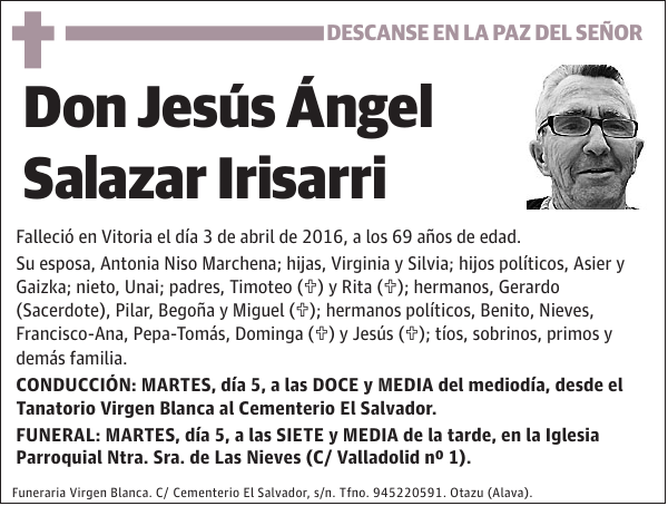 Jesús Ángel Salazar Irisarri