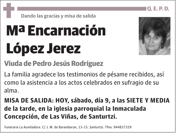Mª Encarnación López Jerez