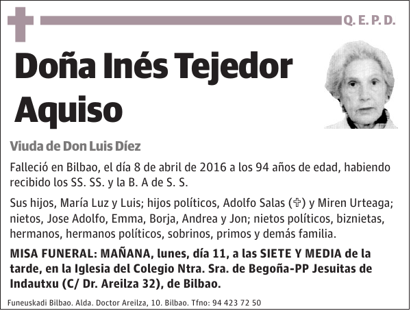 Inés Tejedor Aquiso