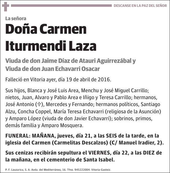 Carmen Iturmendi Laza