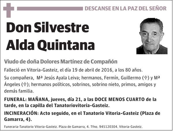 Silvestre Alda Quintana