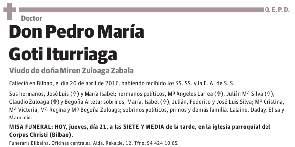 Pedro María Goti Iturriaga