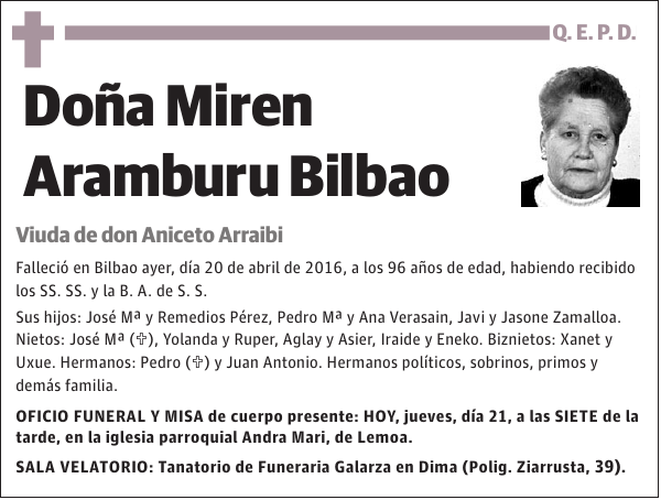 Miren Aramburu Bilbao
