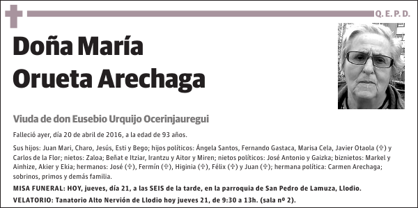 María Orueta Arechaga