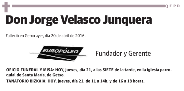 Jorge Velasco Junquera