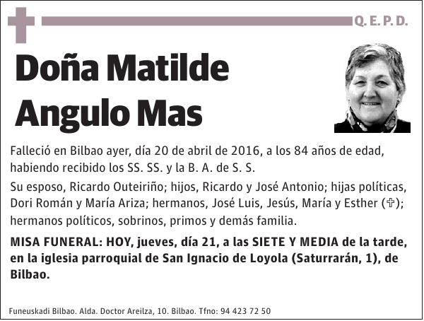 Matilde Angulo Mas