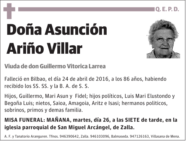 Asunción Ariño Villar