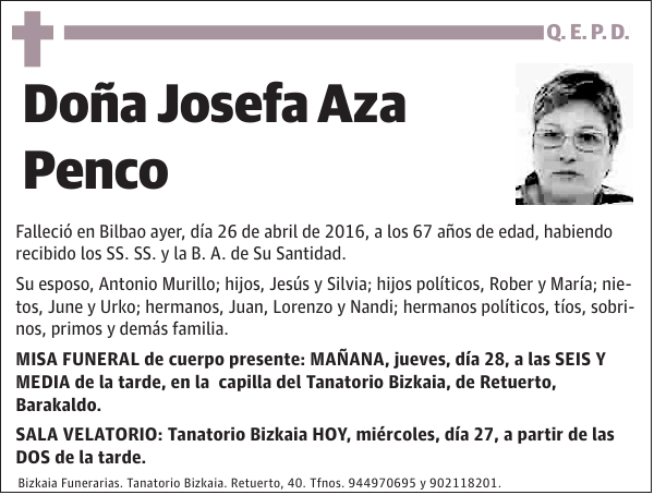 Josefa Aza Penco