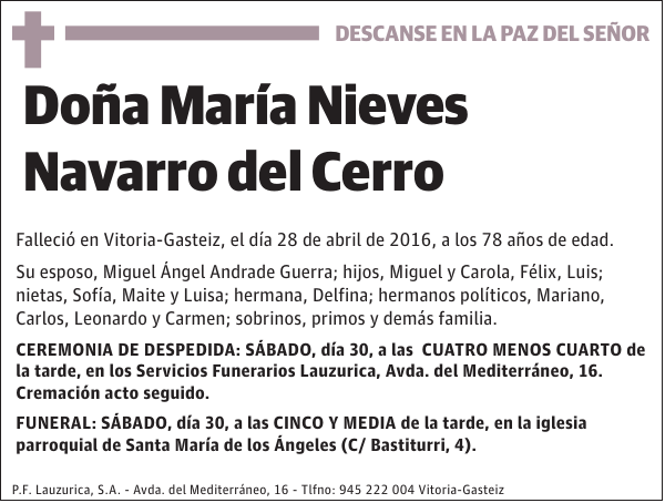 María Nieves Navarro del Cerro