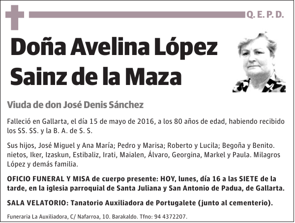 Avelina López Sainz de la Maza