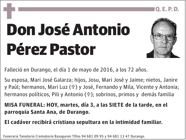 José Antonio Pérez Pastor