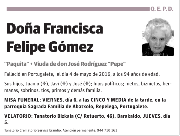 Francisca Felipe Gómez