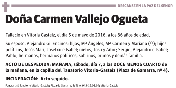 Carmen Vallejo Ogueta