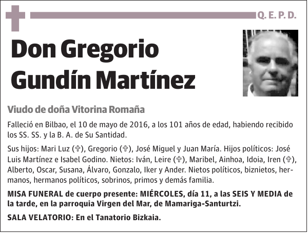 Gregorio Gundín Martínez