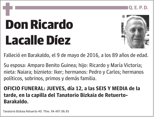 Ricardo Lacalle Díez