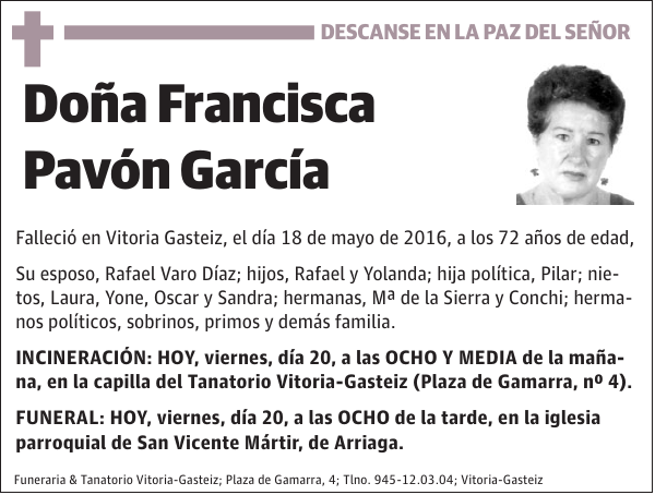 Francisca Pavón García