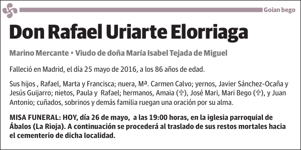Rafael Uriarte Elorriaga