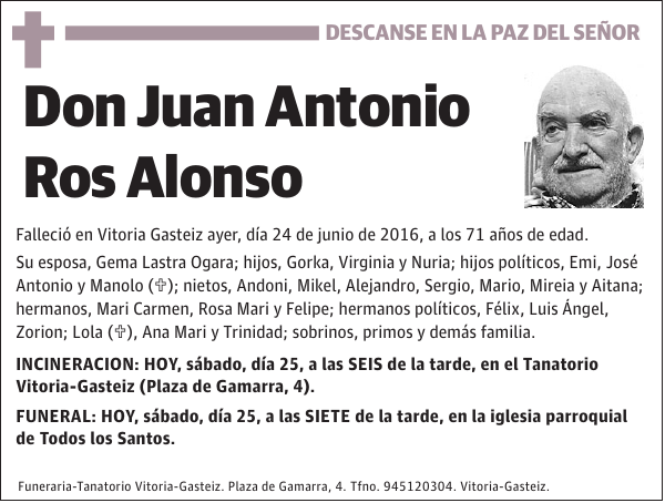 Juan Antonio Ros Alonso