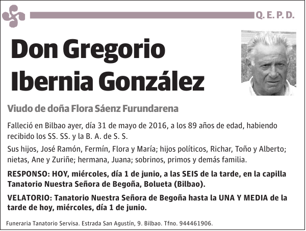 Gregorio Ibernia González