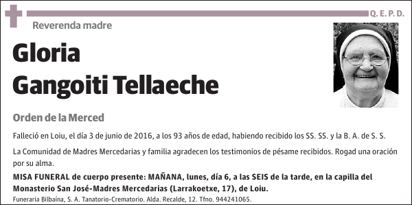 Gloria Gangoiti Tellaeche